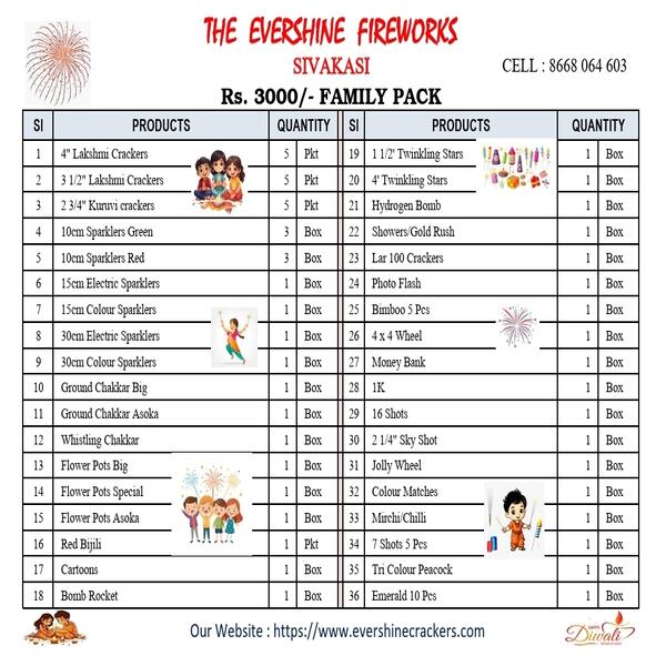 6000 FAMILY PACKS